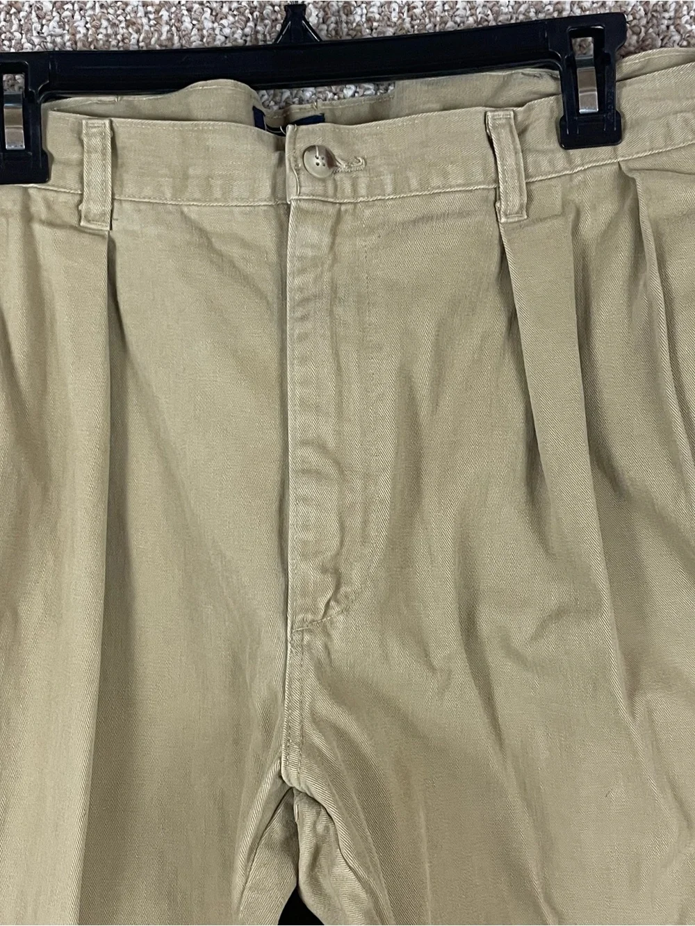 VTG Polo Ralph Lauren Pants Pleated Chino Pants Mens 34x27.5 Made In USA 90s 51